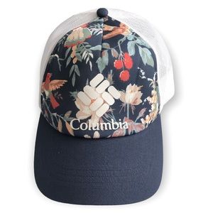Columbia floral mesh SnapBack hat
